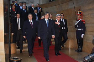 Visita del Presidente Armenio